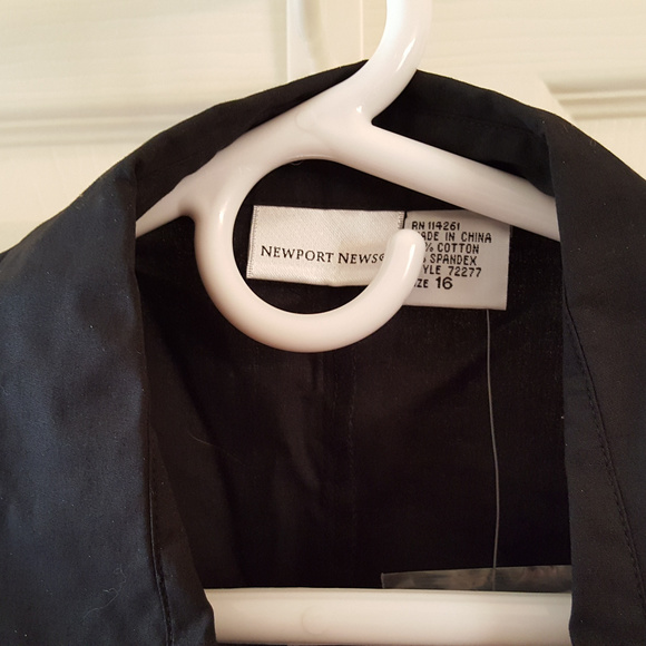 NEWPORT NEWS Blouse New Black  16 - Picture 3 of 5